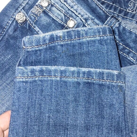 Miss me size 26 skinny jeans embellished pockets with cross - Picture 11 of 11